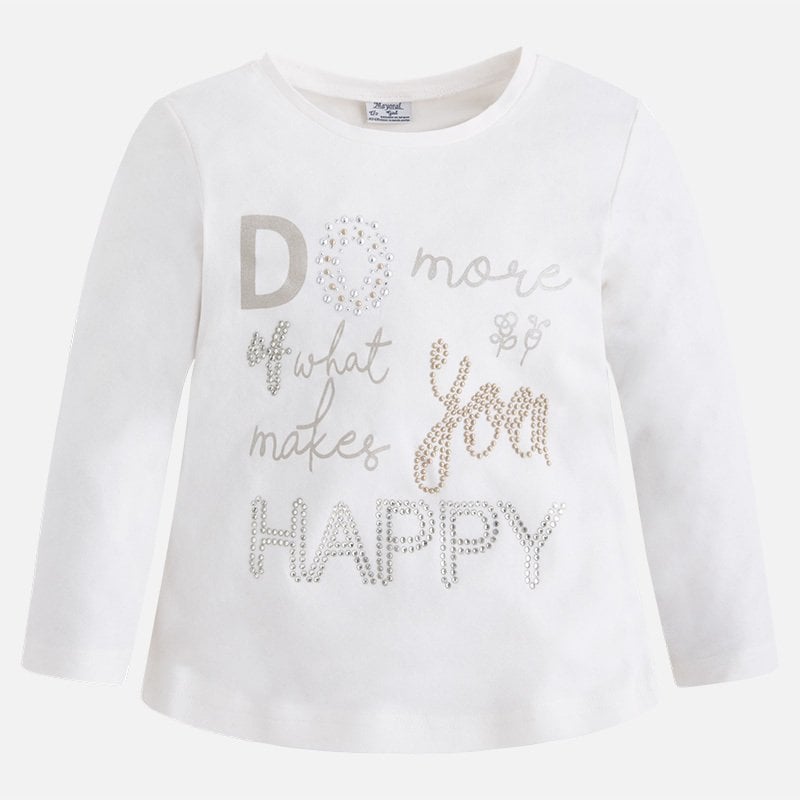 HARFLİ TAŞLI T-SHIRT