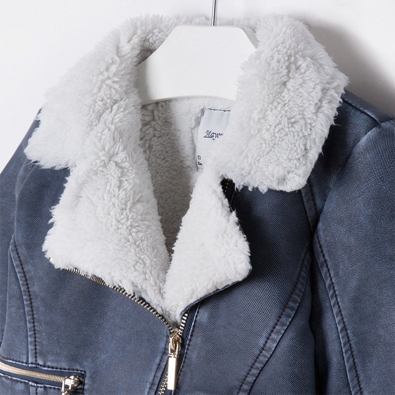 DENIM KÜRKLÜ CEKET