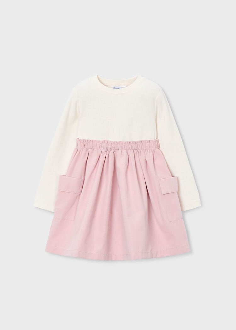 BELİ LASTİKLİ ELBİSE