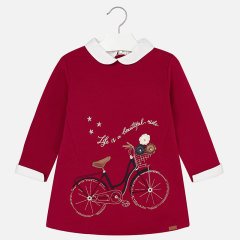 İŞLEMELİ POLAR ELBİSE