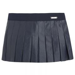 LACİVERT DERİ  ETEK