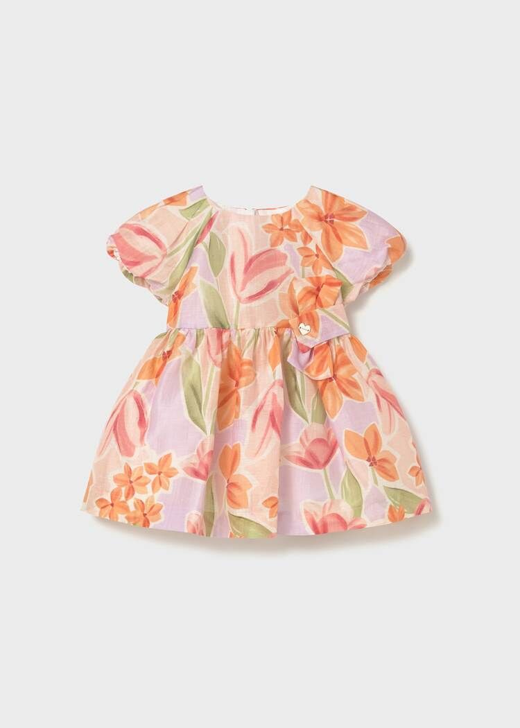 MAYORAL KIZ BEBEK FLORAL ELBİSE