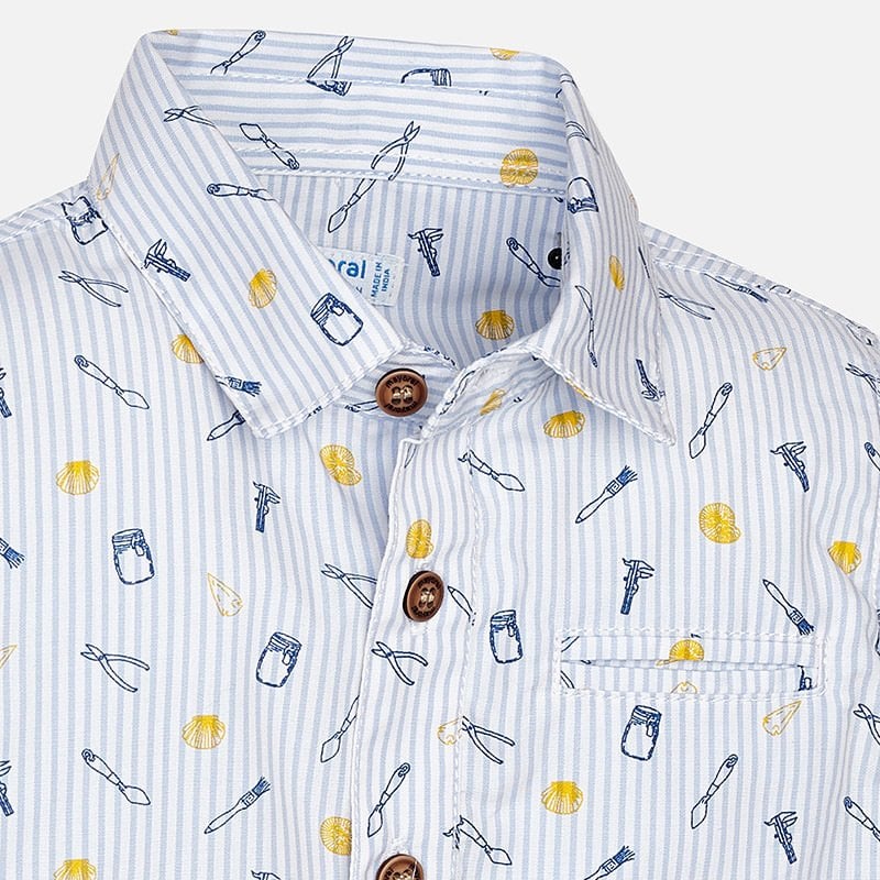 TOOLS FİGÜRLÜ  GÖMLEK