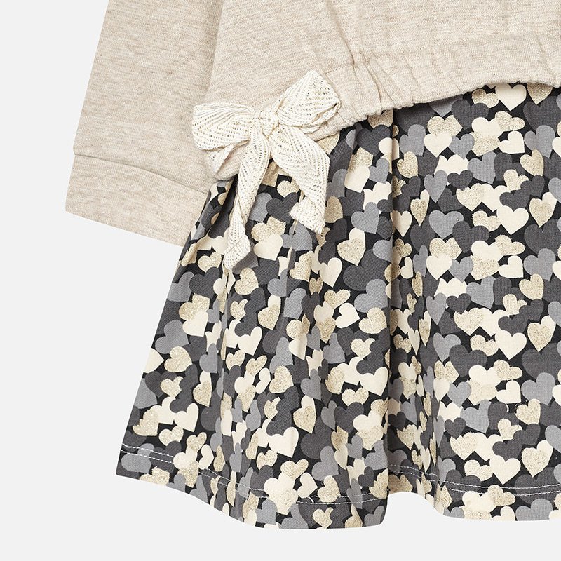 ETEĞİ BASKILI  ELBİSE