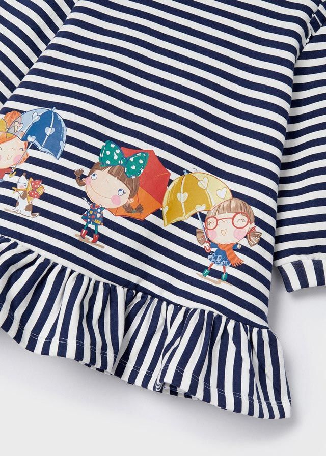 ÇİZGİLİ POLAR ELBİSE