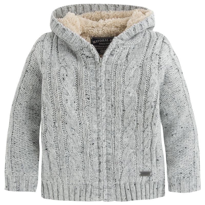 KAPŞONLU ÖRME PULLOVER