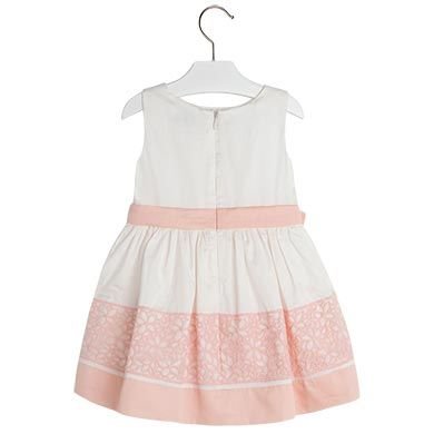 PUDRA FİYONKLU ELBİSE