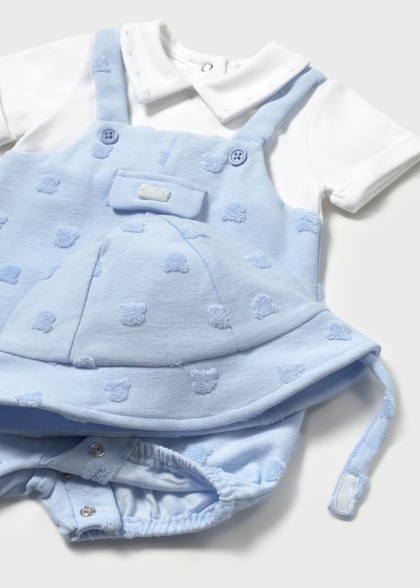 ŞAPKALI BABY SET