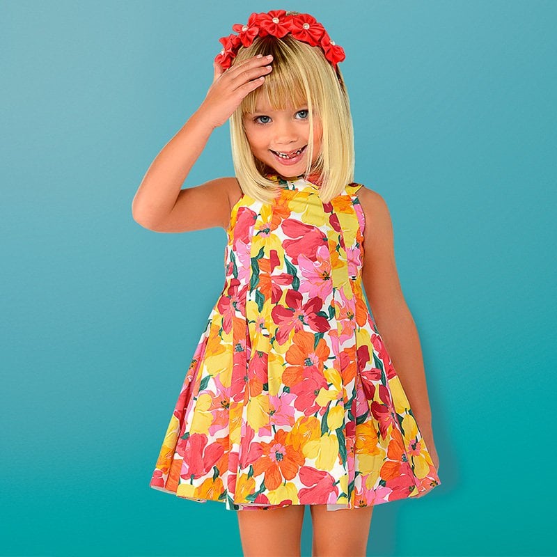 FLORAL ELBİSE