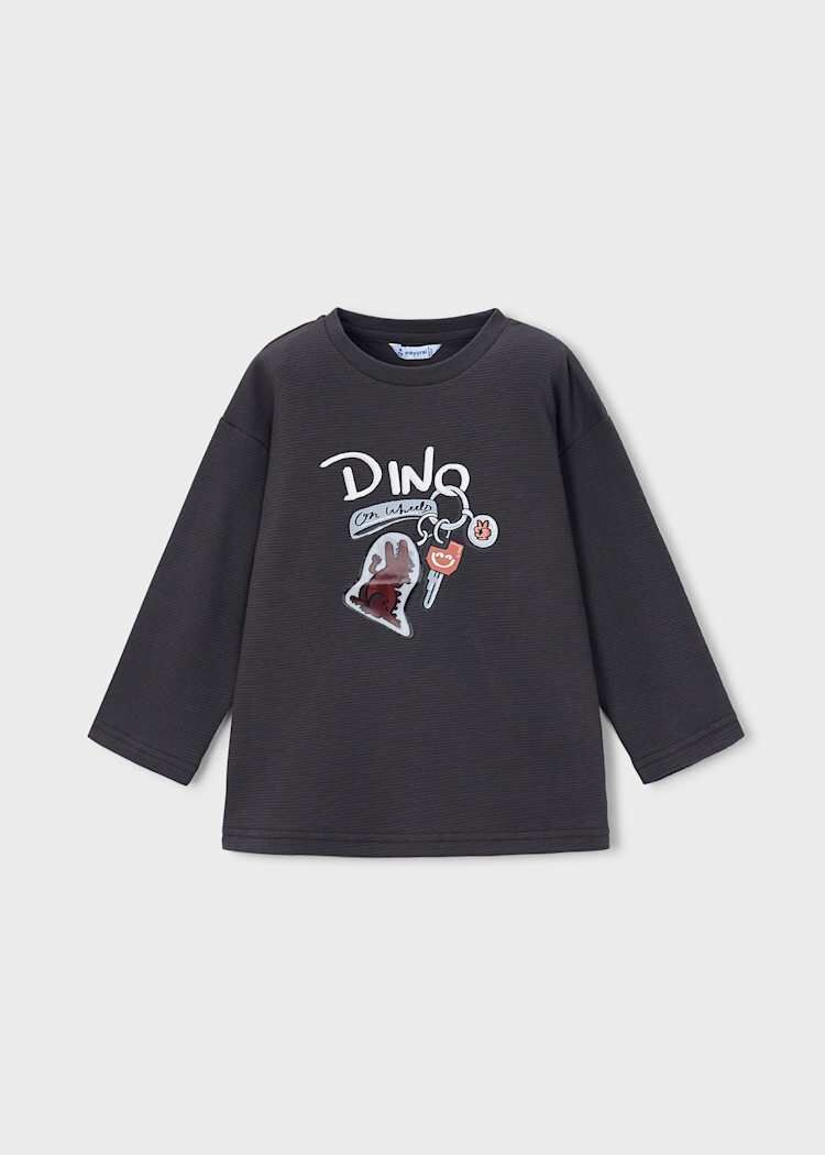 Mayoral Erkek Çocuk Dinozor Baskılı Uzun Kollu T-Shirt