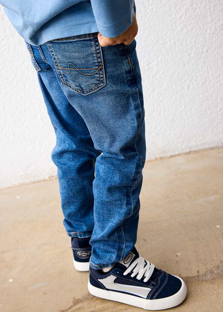 Mayoral Erkek Çocuk Orta Mavi Slim Fit Jean Pantolon