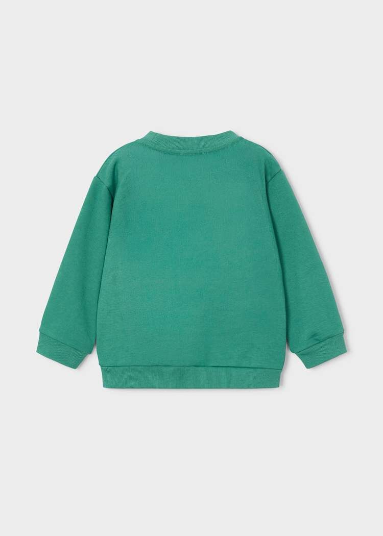 Mayoral Erkek Çocuk Dinozor Desenli Yeşil Sweatshirt
