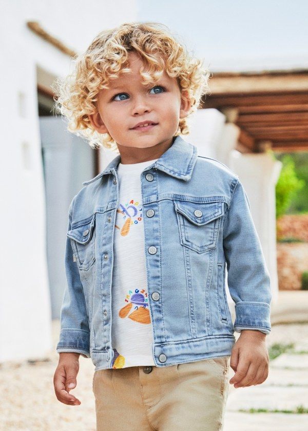 Mayoral Erkek Bebek Denim Ceket – Açık Mavi