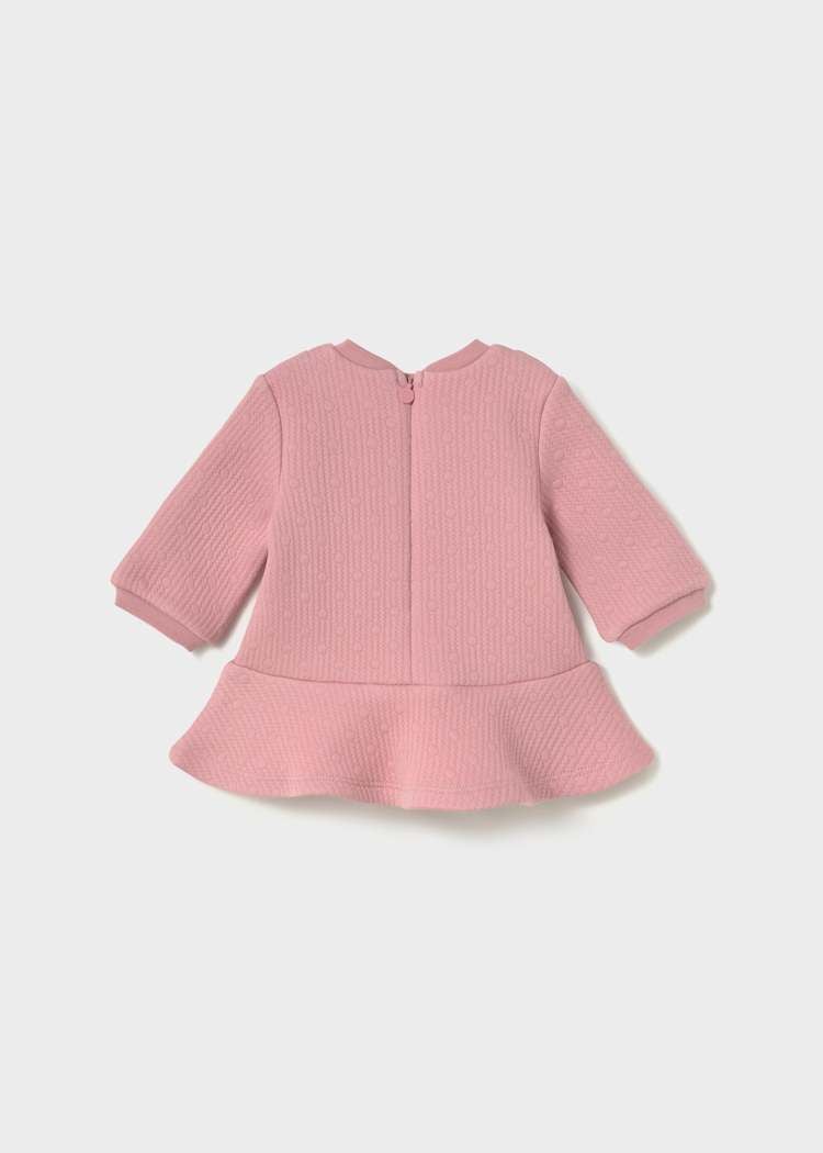 Mayoral Kız Bebek Tavşan Desenli Pembe Elbise