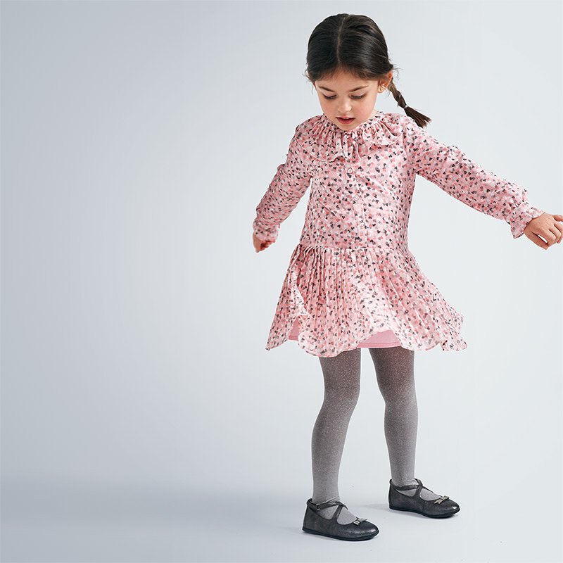 KALPLİ ŞİFON ELBİSE