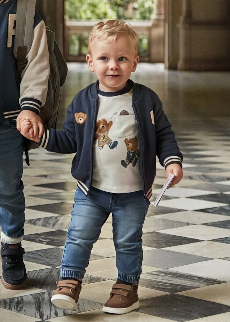 Mayoral Erkek Bebek Lastik Paçalı Jean Pantolon – Mavi