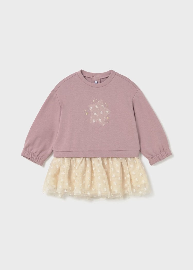 Mayoral Kız Bebek Tüllü Sweat Elbise