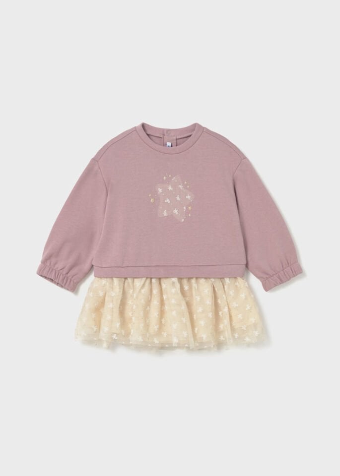 Mayoral Kız Bebek Tüllü Sweat Elbise
