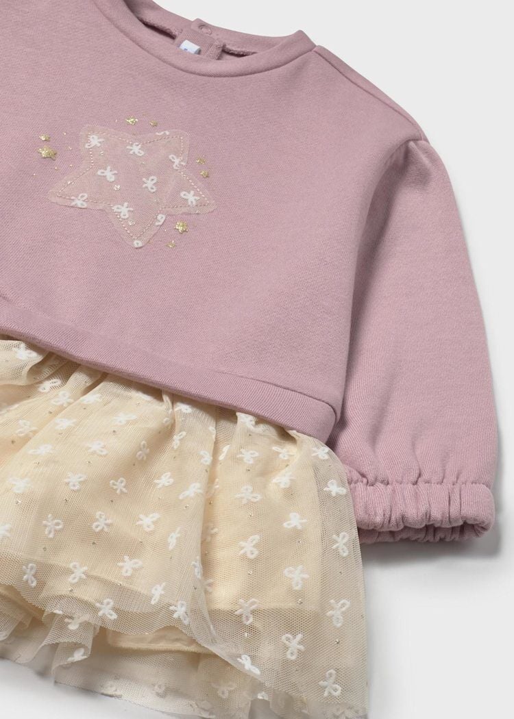 Mayoral Kız Bebek Tüllü Sweat Elbise