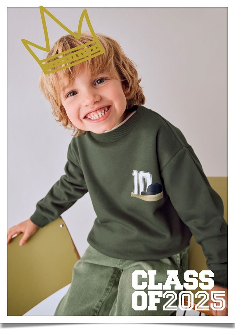 Mayoral Erkek Çocuk 10 Baskılı Haki Sweatshirt