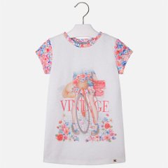 BİSİKLET BASKILI ELBİSE